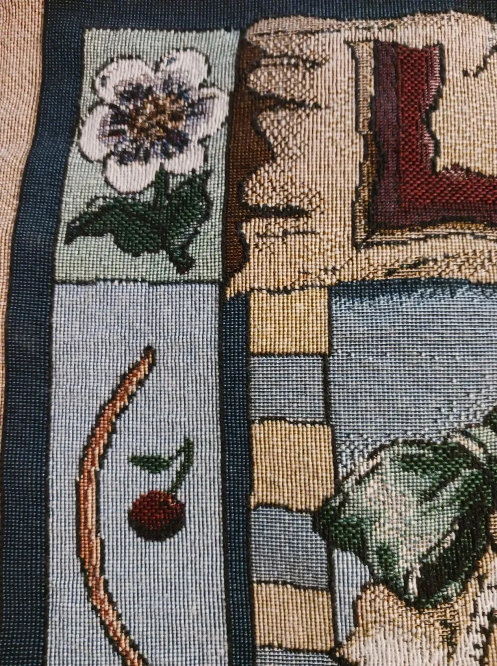 Vintage Boyd's Bears Wall Tapestry EUC 26x36 Made In USA Cottagecore Grannycore